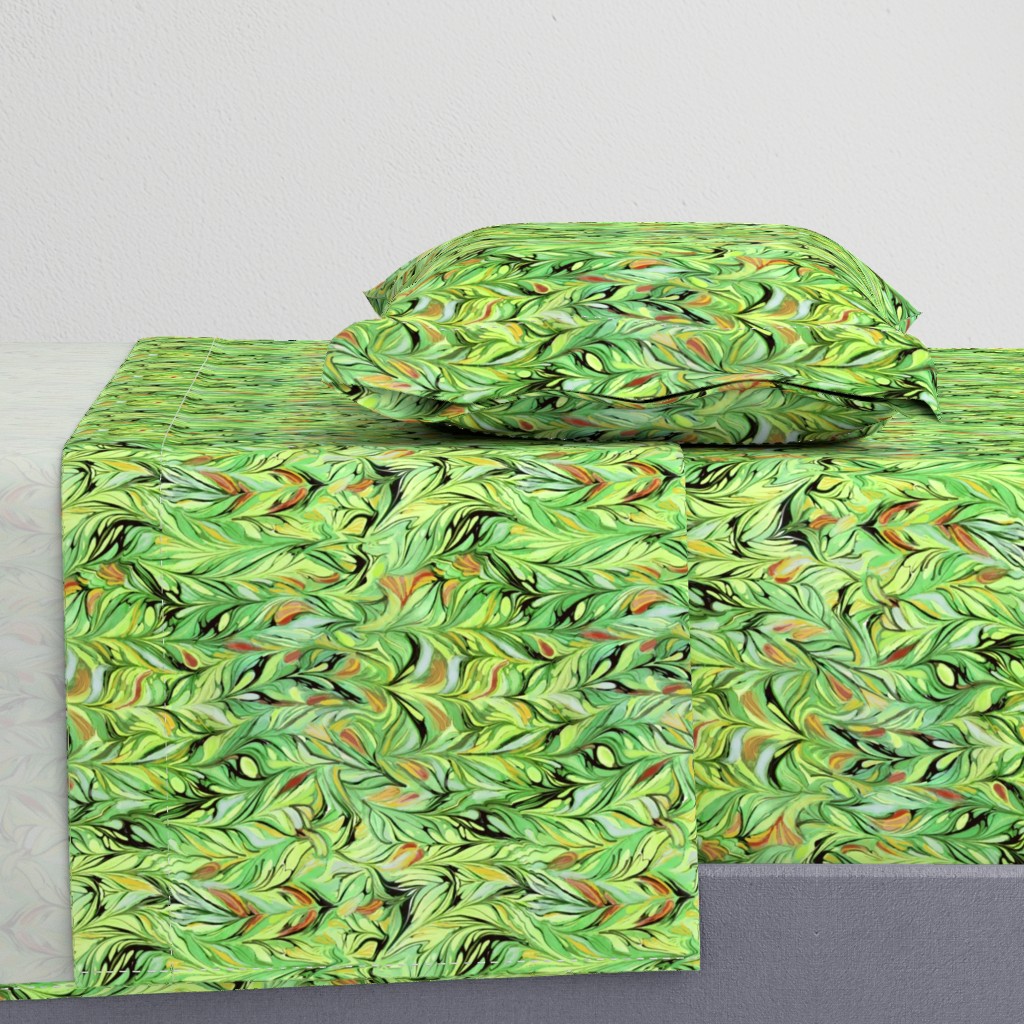 marbling-leafy_lime green