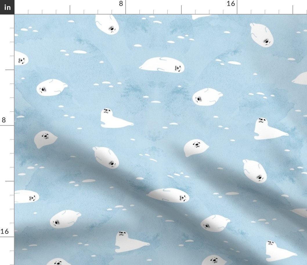 Baby Seal Pattern, large