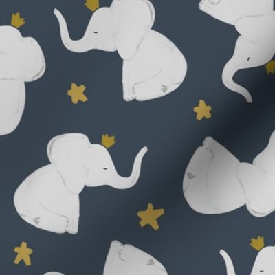 174-15 // stars + crowned elephant toss up