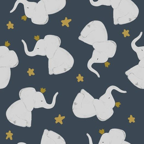 174-15 // stars + crowned elephant toss up