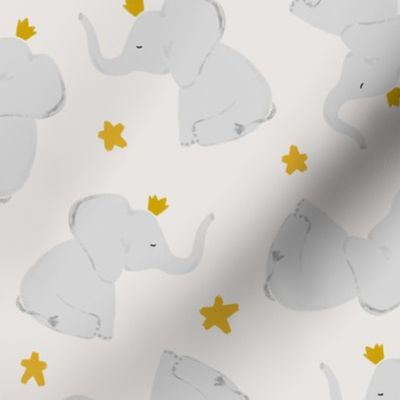 169-1 // stars + crowned elephant toss up