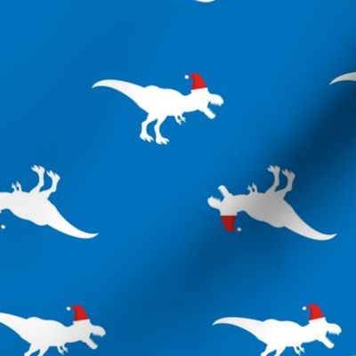 Christmas TREX Santa Hat Dinosaur Christmas Fabric