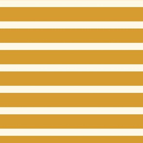 ★ SAILOR STRIPES ★ Ecru on Mustard Yellow / Collection : French Style :) Words & Breton Stripes Prints