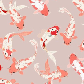 Koi Fish Pond Pastel_Iveta Abolina