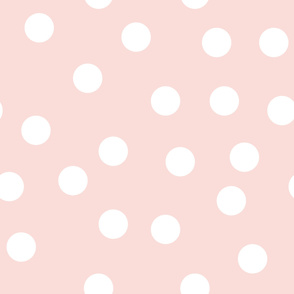 6" polka - pink