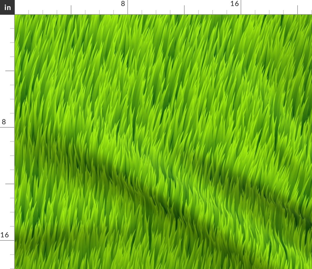 Tall Green Grass Bermuda Lawn