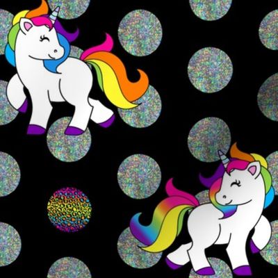 Rainbow Unicorn Dots