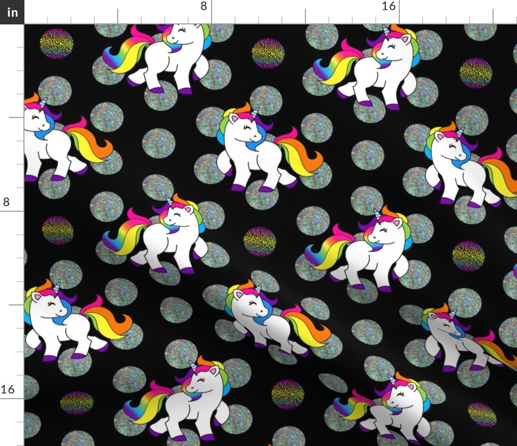 Rainbow Unicorn Dots