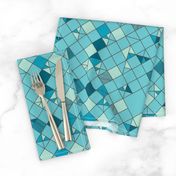 square grid in turquoise