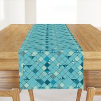 square grid in turquoise