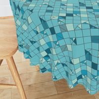 square grid in turquoise