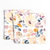 Soft Floral Fall Watercolor 