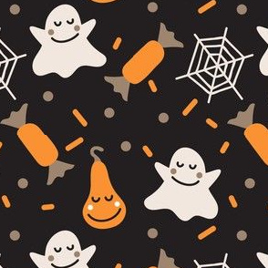 Halloween Cute Ghost Pumpkin Candy