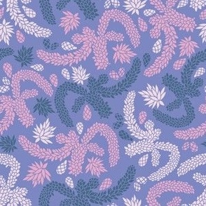 Purple Succulent Garden Texture