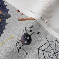 8" Halloween Night // Gray Linen