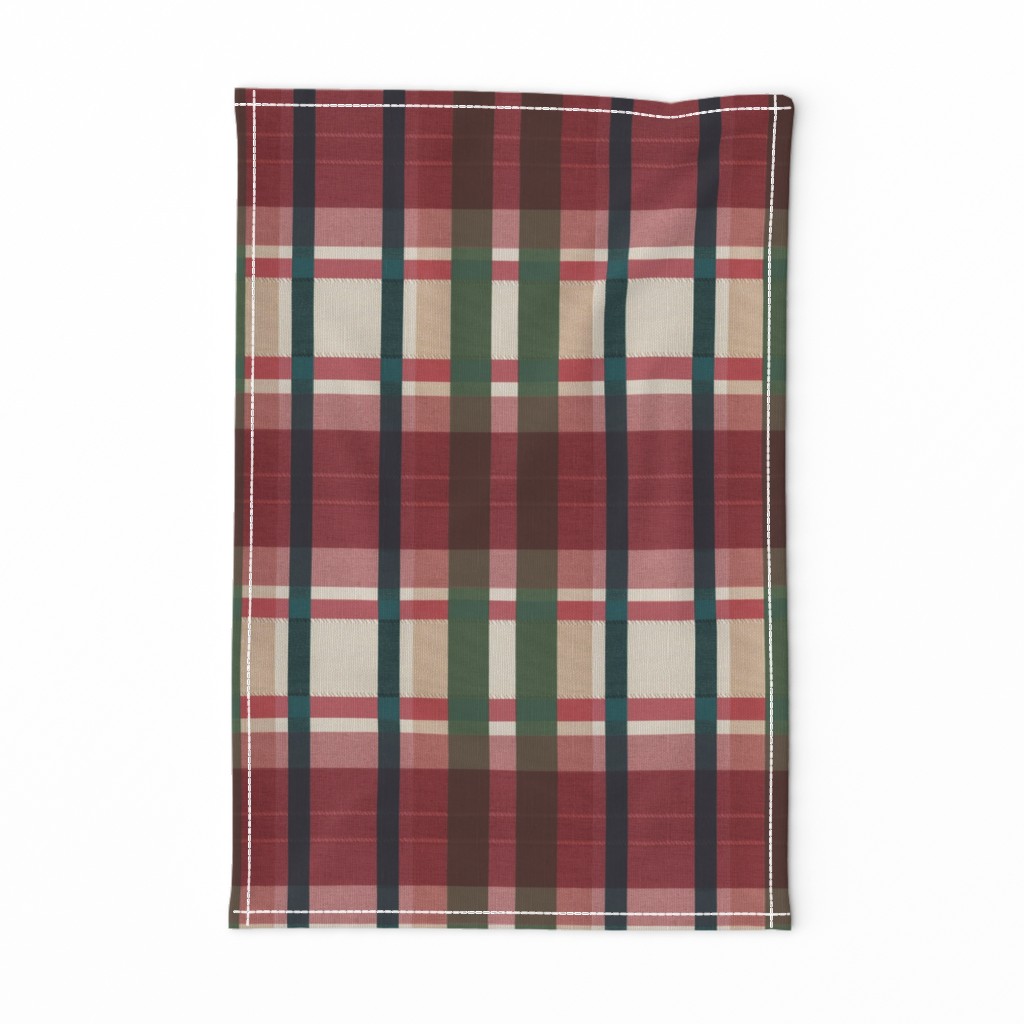 Dover plaid_red holiday_