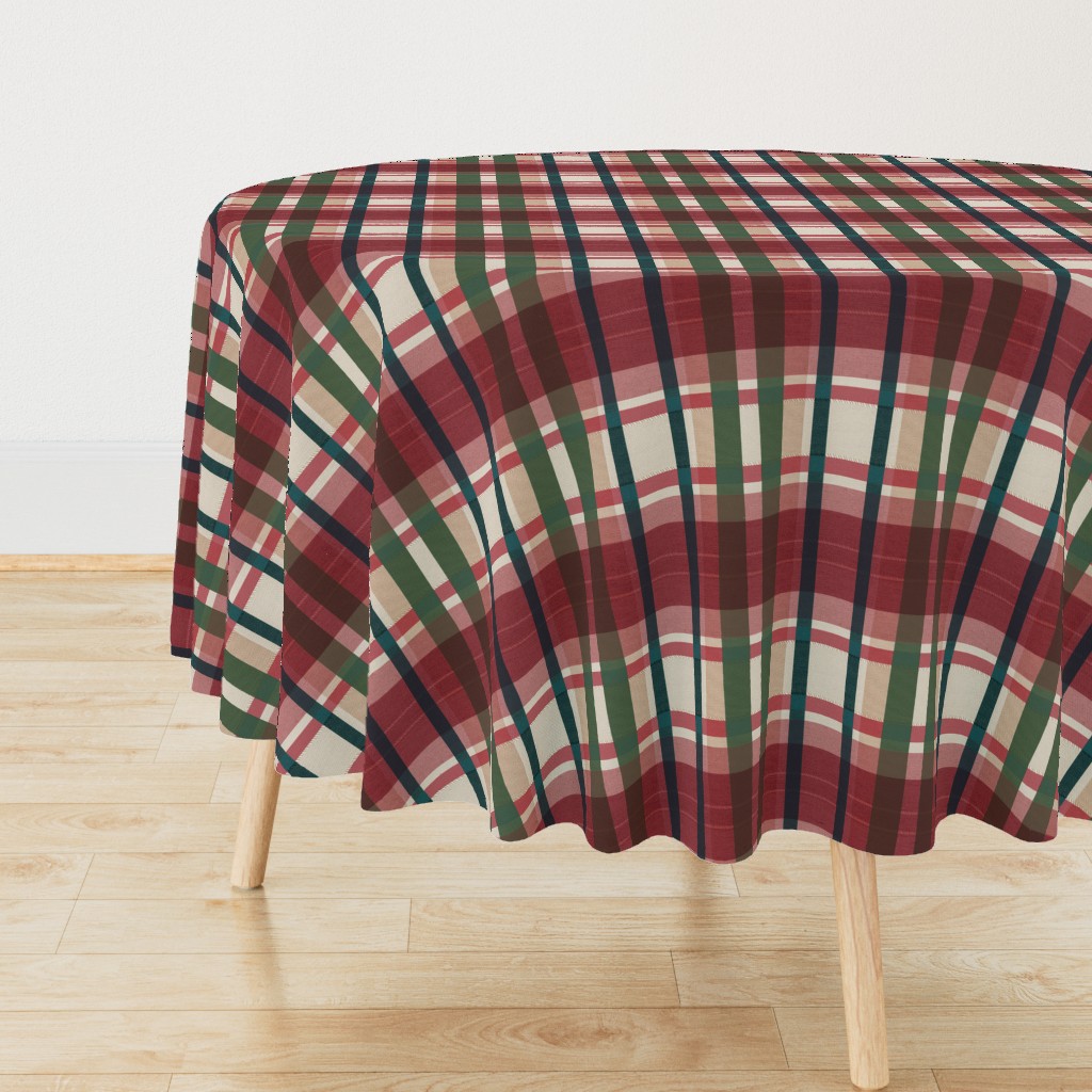 Dover plaid_red holiday_