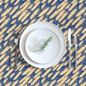 Bountiful Wheat, navy blue