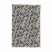 Bountiful Wheat, navy blue