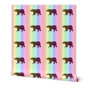 Celtic Rainbow Bear Square