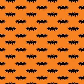 bat on orange washi size