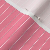 Pink and White Thin Striped Print