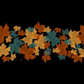 Falling Leaves - repeating horizontal