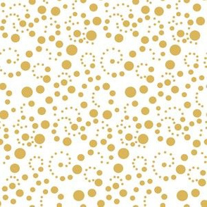 Swirl Dot - Gold