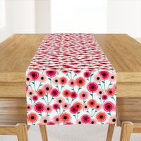 Mid Century Modern Poppy Flowers