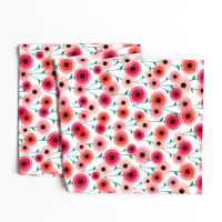 Mid Century Modern Poppy Flowers