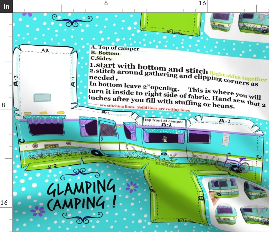 Cut and Sew Glamping Camper