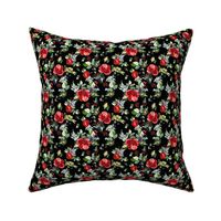 4" Boho Winter Garden - Black