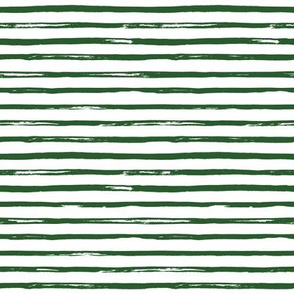 8" Green Stripes