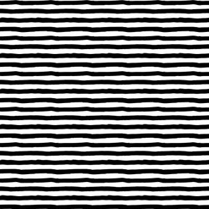 4" Black and White Stripes