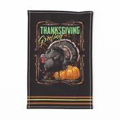 Tea Towel Thanksgiving Greeting