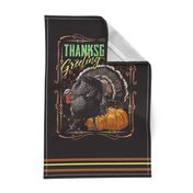 Tea Towel Thanksgiving Greeting