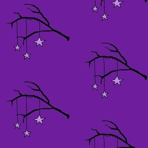 Halloween night purple