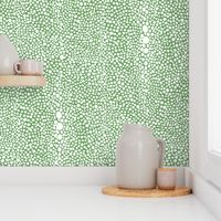 Large Shagreen White on Green