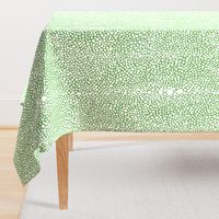 Large Shagreen White on Green