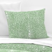 Large Shagreen White on Green