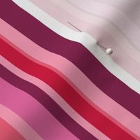 Retro stripes pink burgundy vertical mix