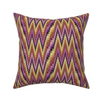 Lavender and Golds Flamestitch Bargello