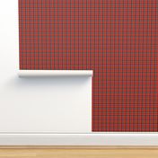 Gray Red Black Boxed Plaid 