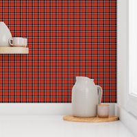 Gray Red Black Boxed Plaid 