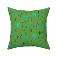 Neon cacti light green