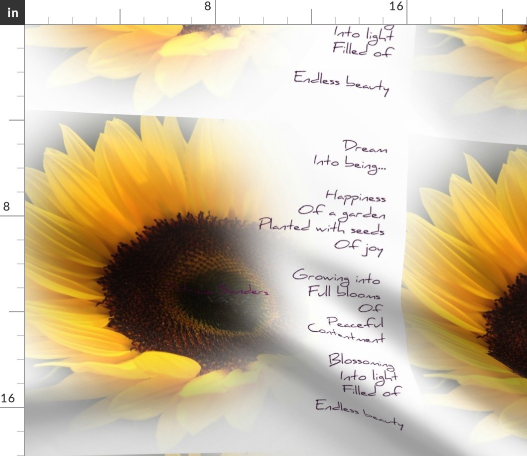 Sunflower Dream Poem