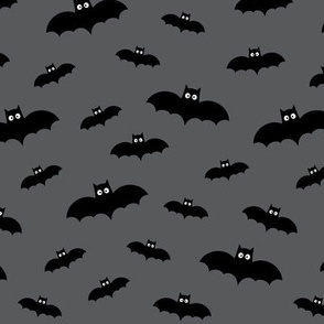 tiny bats dark grey 60% smaller » halloween