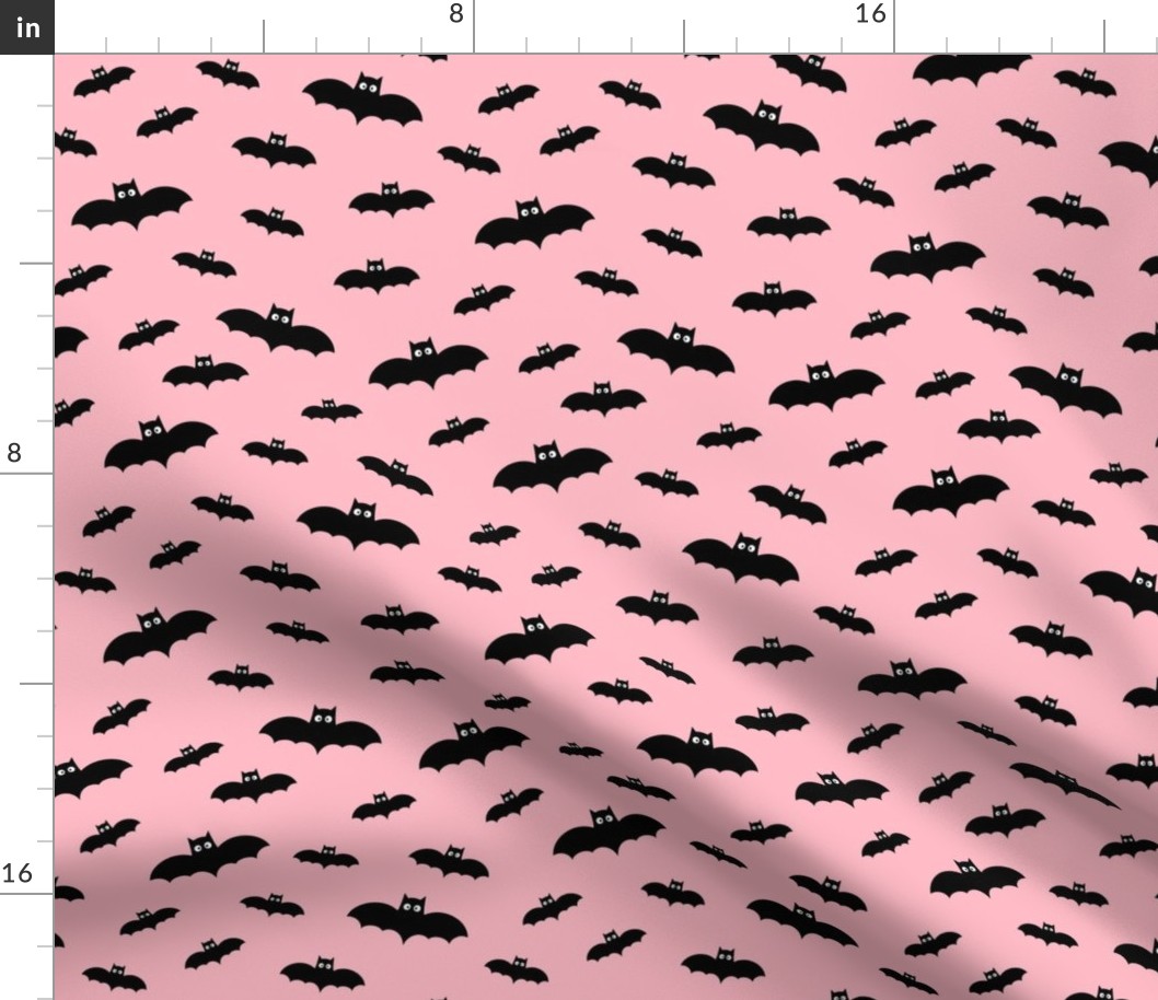 tiny bats pastel pink 60% smaller » halloween