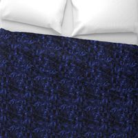 Nautical Ocean navy denim cobalt blue small format