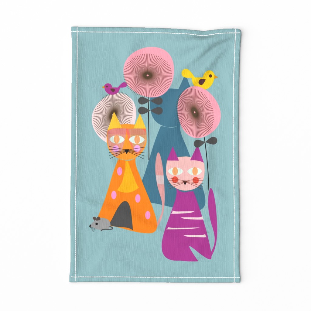 Cats TeaTowel 